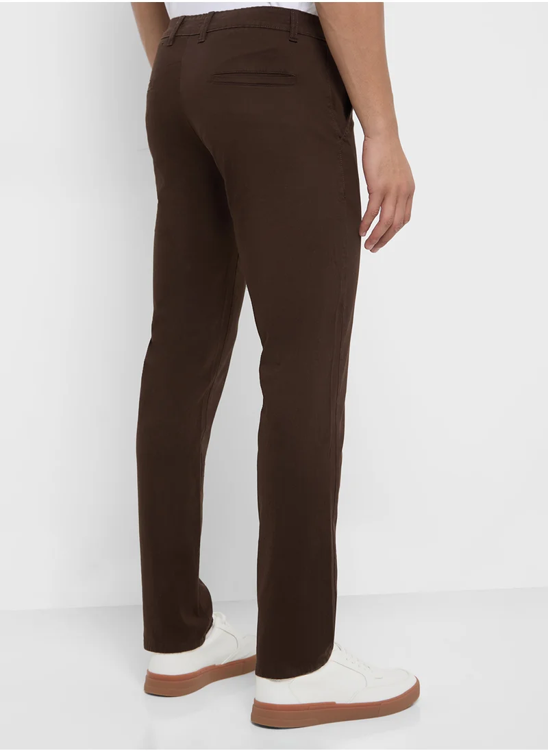 Robert Wood Relaxed Fit Chino Pants