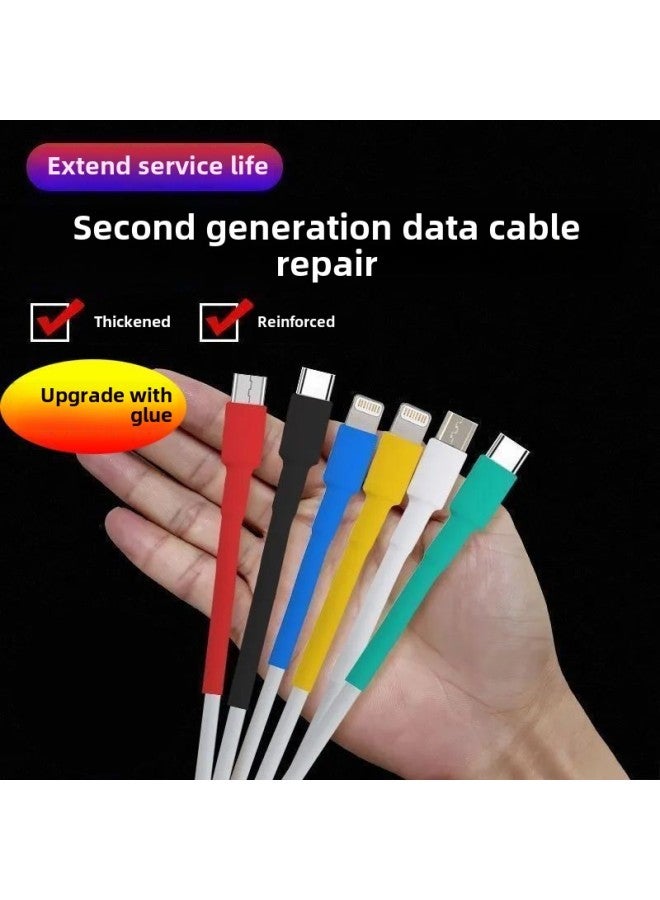 Data Cable Break Repair Heat Shrink Tube For Huawei Apple Android Fast Charging Phone Cable Protective Cover Repair Artifact-Colour:Anti-leakage  Special For Data Cable  - Image 2