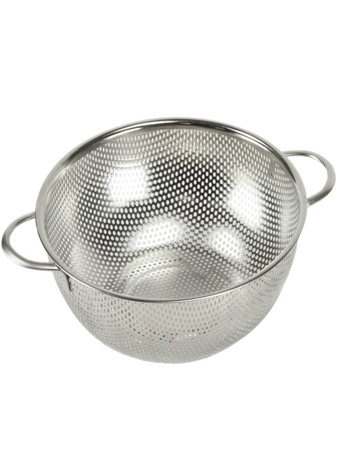 Chef Craft Select Micro-Perforated Colander, 2.5 quart, Stainless Steel - Image 2