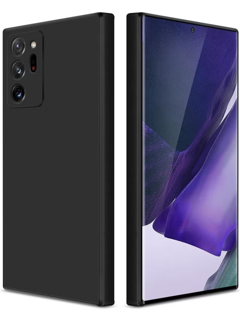 أوميكسبرو جراب لهاتف Samsung Galaxy Note 20 Ultra مصنوع من مادة السيليكون الناعم والمطاط المقاوم للصدمات بلمسة نهائية غير لامعة مع جراب لحماية الكاميرا - Image 1