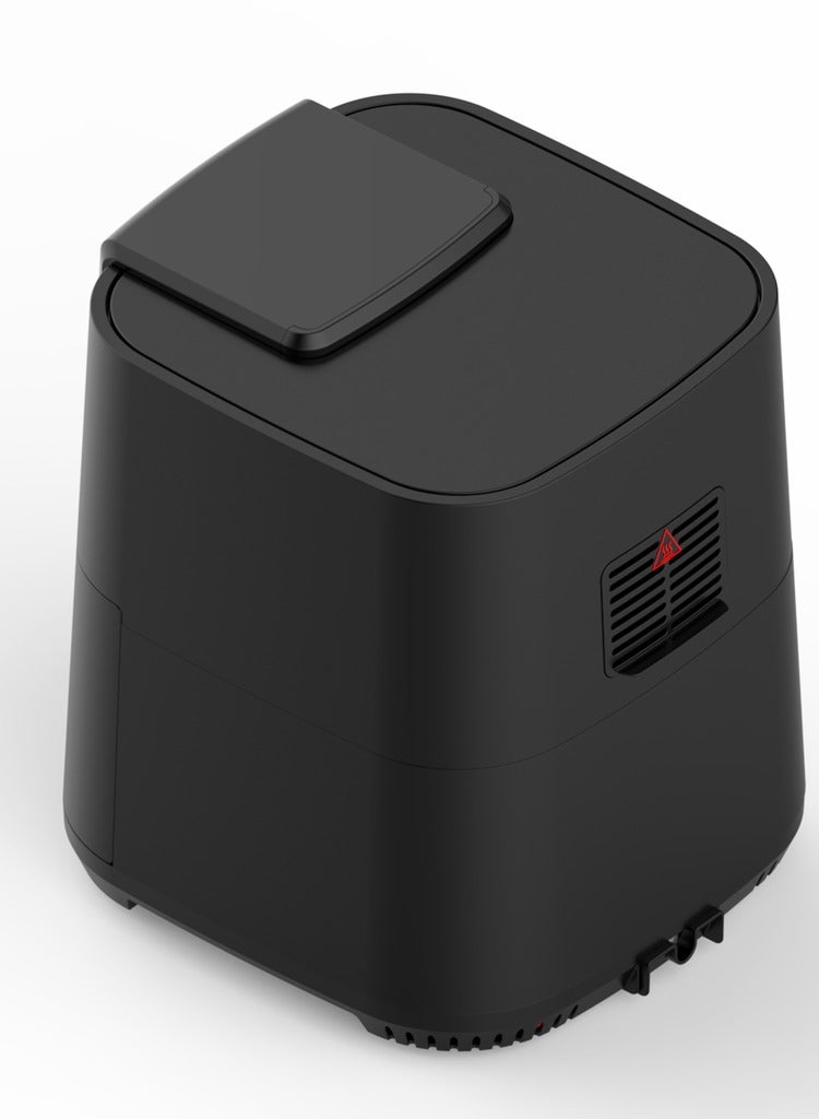 Deerma Digital Air Fryer, LED Display, Oil-Free Fryer, Non-Stick Cooking Tray,Temperature Control Up to 200°C & 14 Buttons Easy Navigation Space-Saving Slim Design 7.5 L 1700 W DEM-KZ120W Black - Image 3