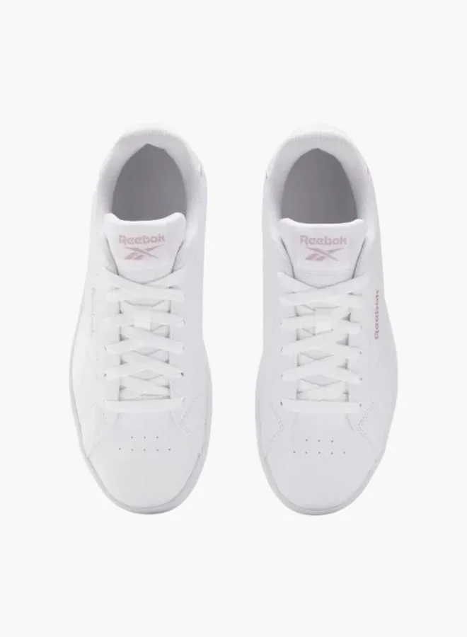ريبوك Women's Logo Detail Lace-Up Sports Shoes - Reebok Court Clean