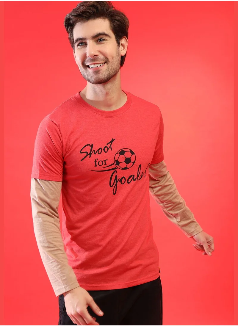 Campus Sutra Printed Tshirt
