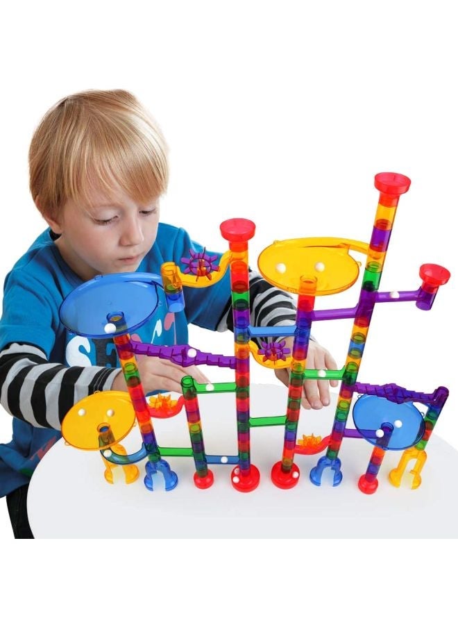 NIBEMINENT 122-Piece Marble Runs Game Building Block Set - Image 3