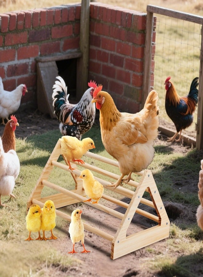 Thcbme مجثم دجاج خشبي مثقوب، مناسب للدواجن والديكة والطيور والببغاوات - Image 5