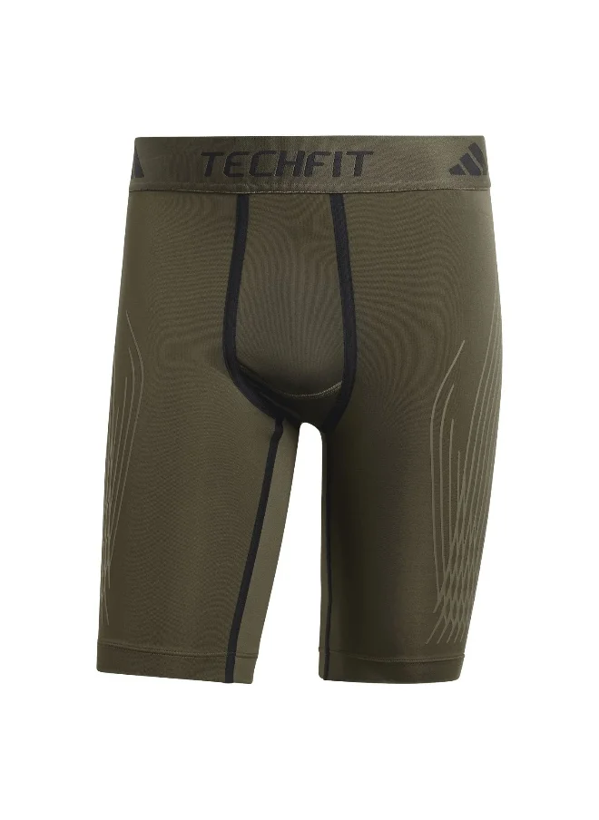 Adidas Adidas Tf Res. Tight Green Training Tights For Men Xs7