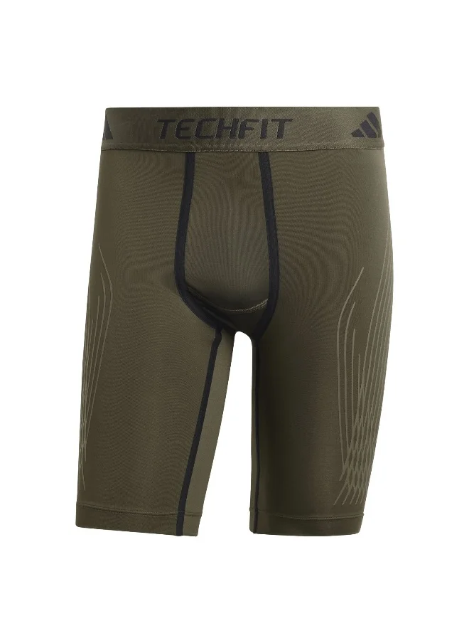 Adidas Adidas Tf Res. Tight Green Training Tights For Men Xs7