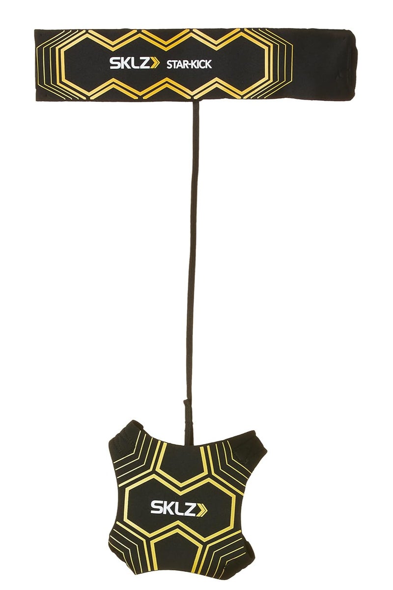 SKLZ Star-Kick Solo Soccer Trainer | Hands-Free Kicking and Passing Practice | Adjustable Cord and Waistband | Multiple Ball Sizes | Youth Players |Perfect for Enhancing Ball Control Skills - Image 1