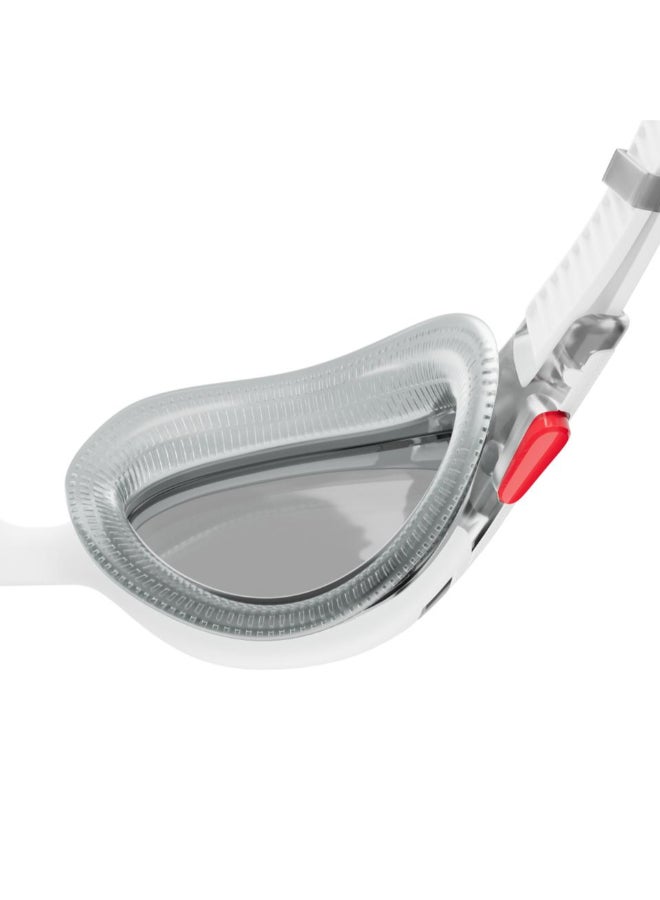 Speedo Biofuse 2.0 Swimming Goggles - White/Red - Image 4