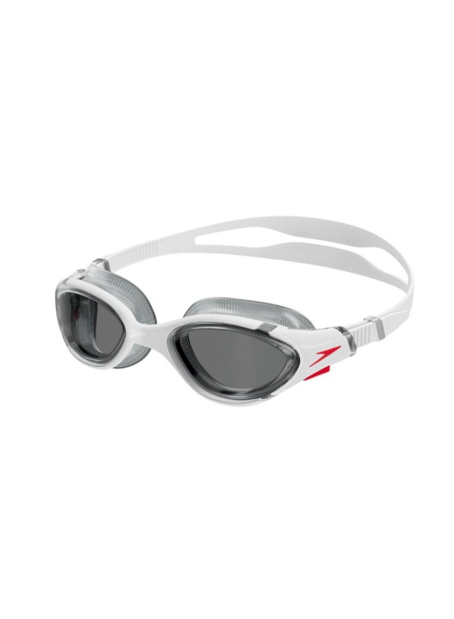 Speedo Biofuse 2.0 Swimming Goggles - White/Red - Image 1
