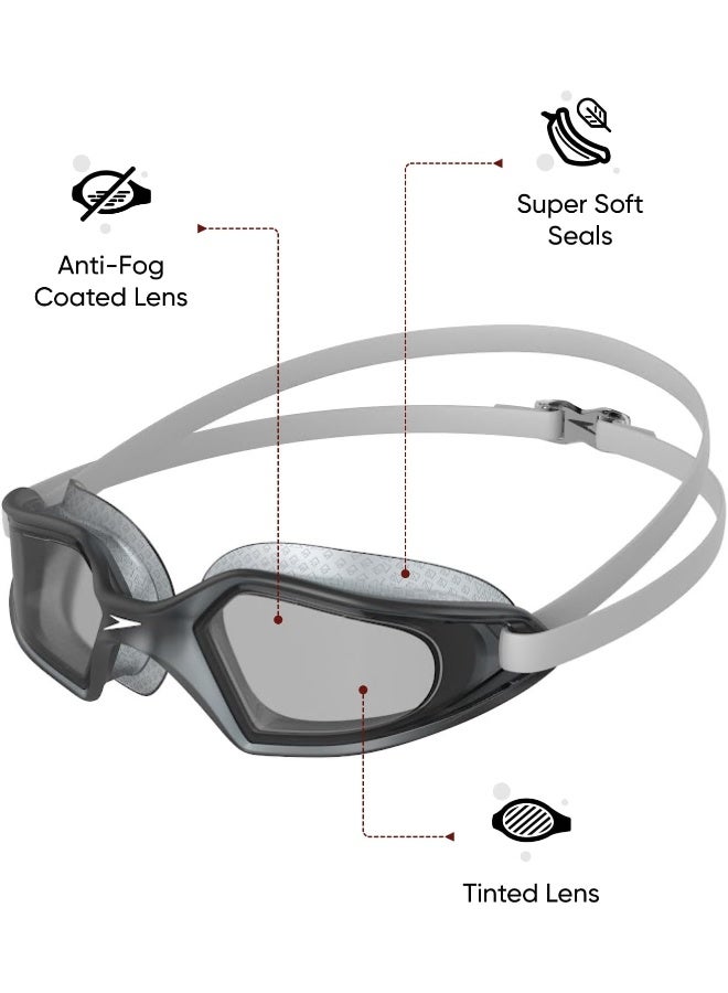 speedo نظارات سباحة سبيدو بيوفيوز 2.0 - أبيض/أحمر - Image 2