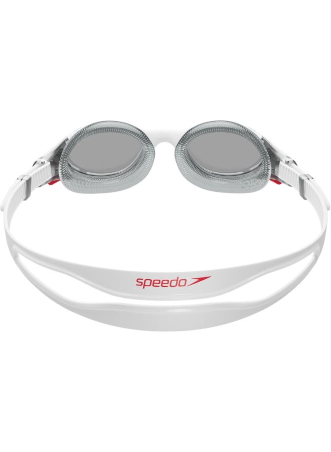 Speedo Biofuse 2.0 Swimming Goggles - White/Red - Image 3