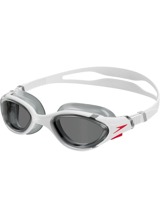 Speedo Biofuse 2.0 Swimming Goggles - White/Red - Image 1