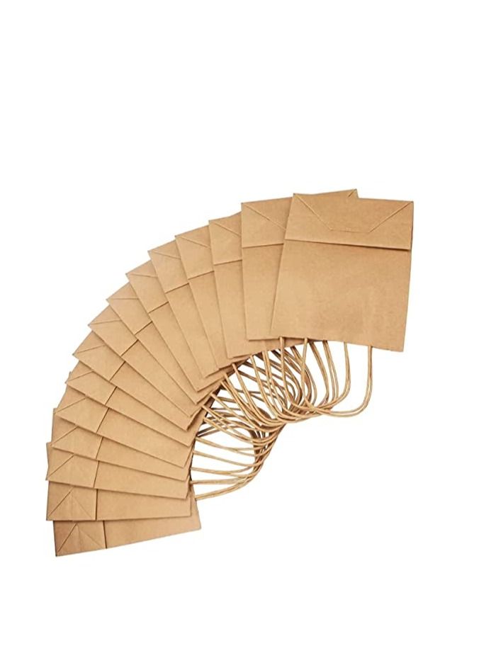 PRINTSHOP4ME A4 Kraft Reusable and Eco Friendly Ramadan Kareem Printed Design Brown Paper Bags with Handles Design 5 - Image 4