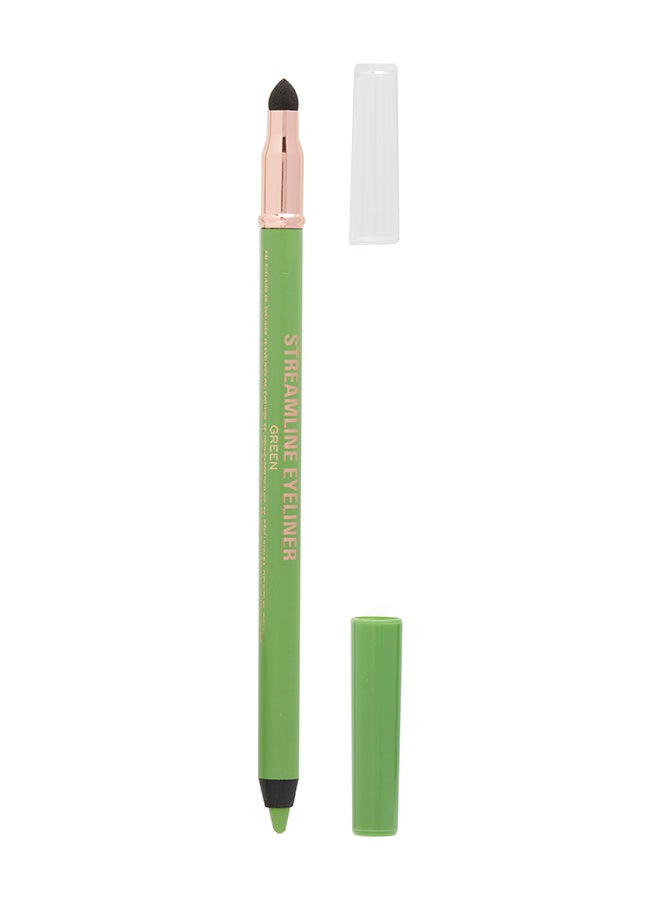 REVOLUTION Makeup Revolution Streamline Waterline Eyeliner Pencil Green  - Image 1