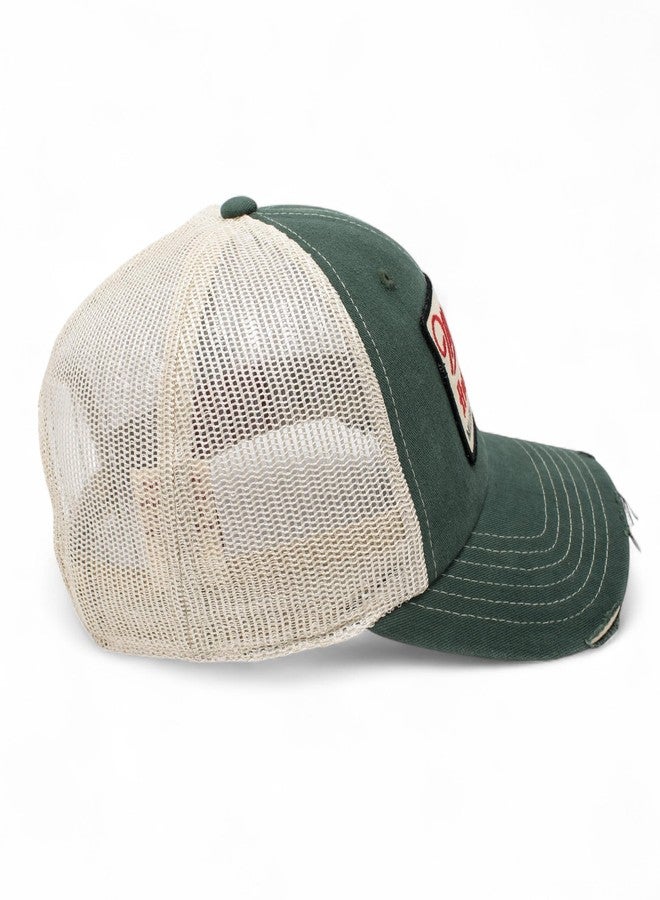 AMERICAN NEEDLE Miller High Life Beer Orville Adjustable Snapback Baseball Hat, Stone/Green (23001A-MHL-STGN) - Image 5
