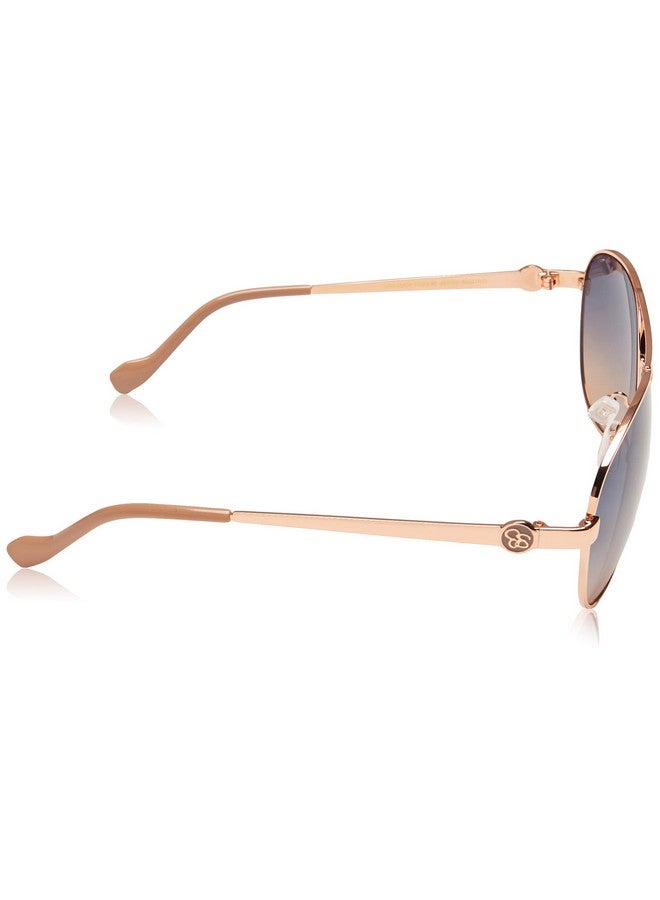 Jessica Simpson Women'S J5596 Classic Metal Aviator Pilot Sunglasses With Uv400 Protection Glamorous Sunglasses For Women 60Mm - Image 3
