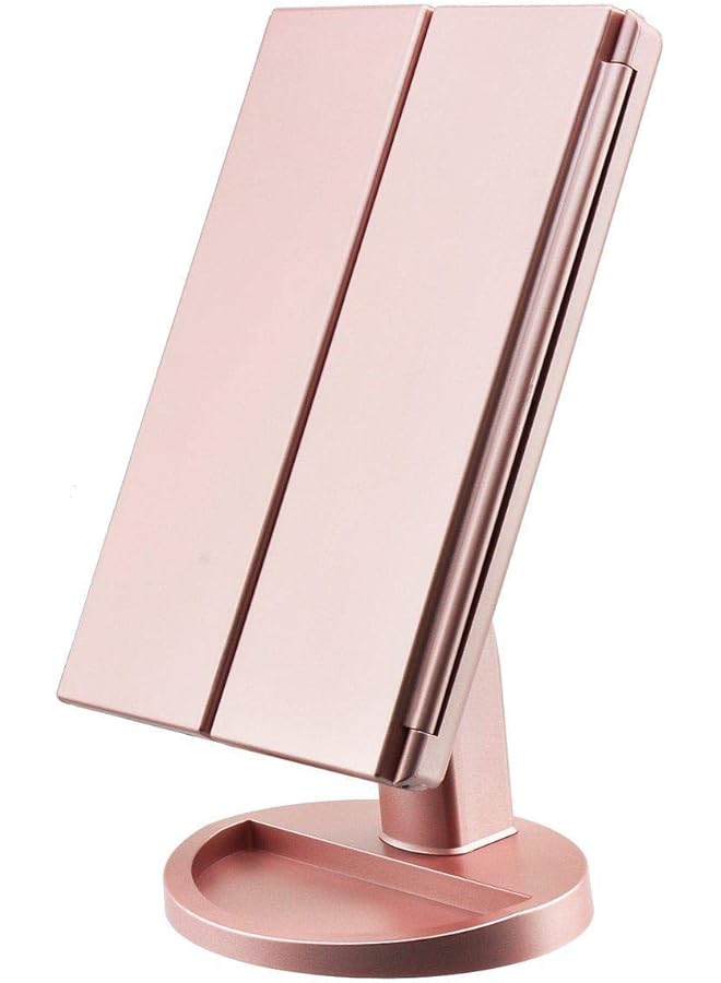 The Bros Lighted Makeup Mirror With 21 Led Lights, Touch Screen Vanity Mirror With 3x/2x/1x Magnification - Image 1