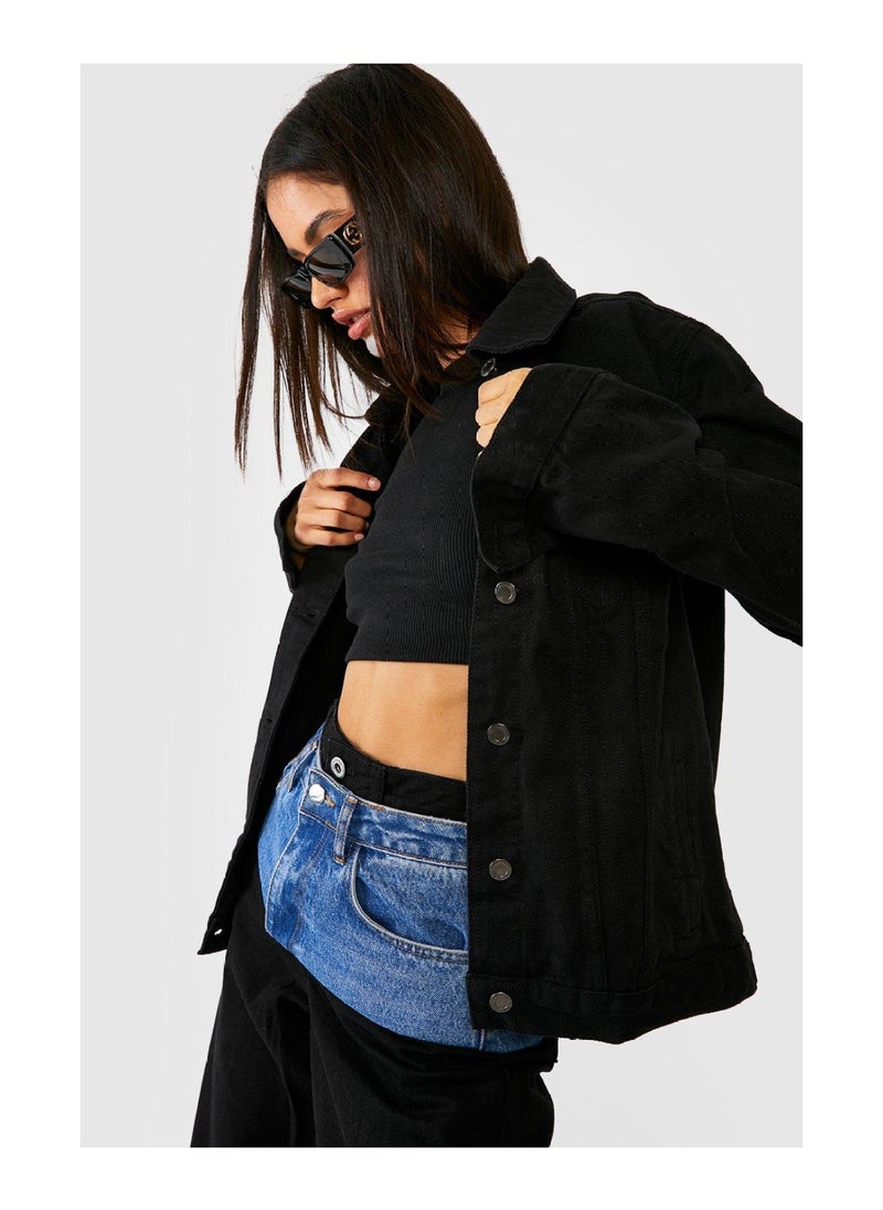 boohoo - Oversized Denim Jacket - Image 1