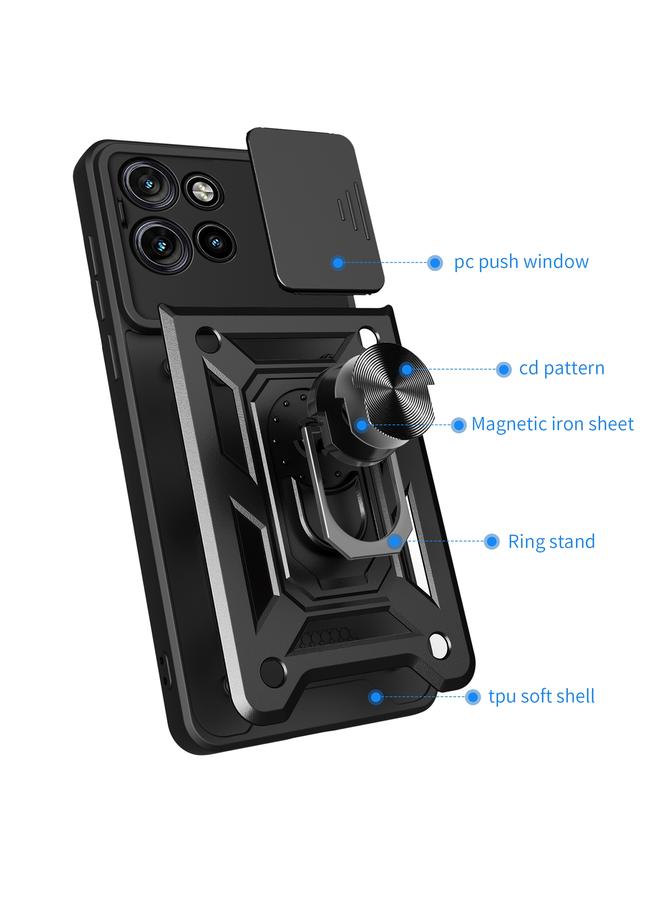 اس-توب جراب لهاتف Motorola Edge 50 Neo بتصميم غطاء كاميرا منزلق من مادة TPU الهجينة لهاتف الكمبيوتر الشخصي - Image 3