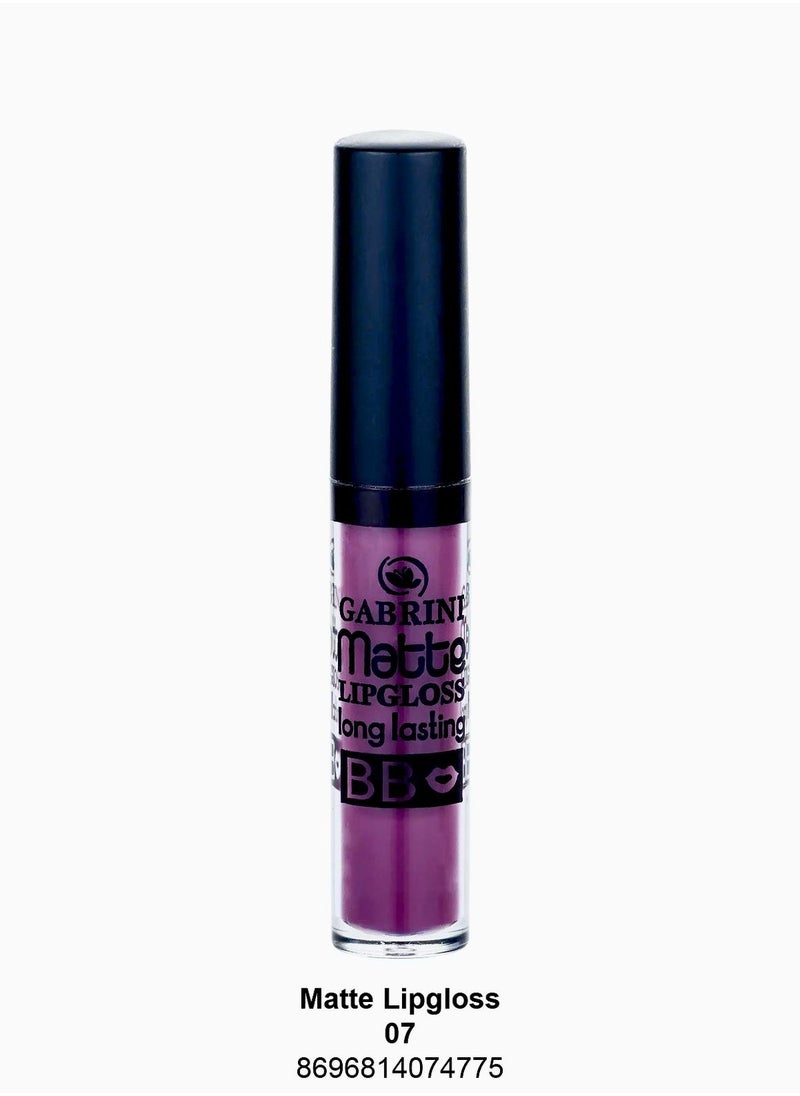 GABRINI Matte Lipgloss Long Lasting BB - 07 - 6ml 