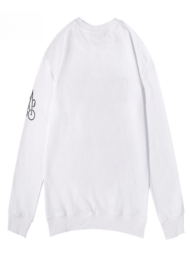 Graphic Printed Sweatshirt White  - Image 2