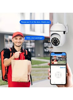 Ourlife Wireless Security Camera with Color Night Vision – Indoor/Outdoor Wi-Fi Camera, 2-Way Audio, Pan/Tilt/Zoom, Pet Motion Tracking – Smart Home Surveillance, Perfect Holiday Gift  - Image 2