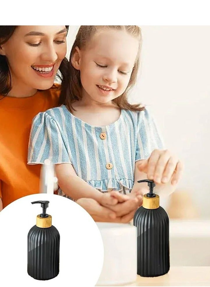 2 * 1 Bathroom Soap Dispenser, Vertical Glass Soap Dispenser Bathroom Hand Soap Dispenser Kitchen Hand Soap And Dishwashing (1pc) - Image 5