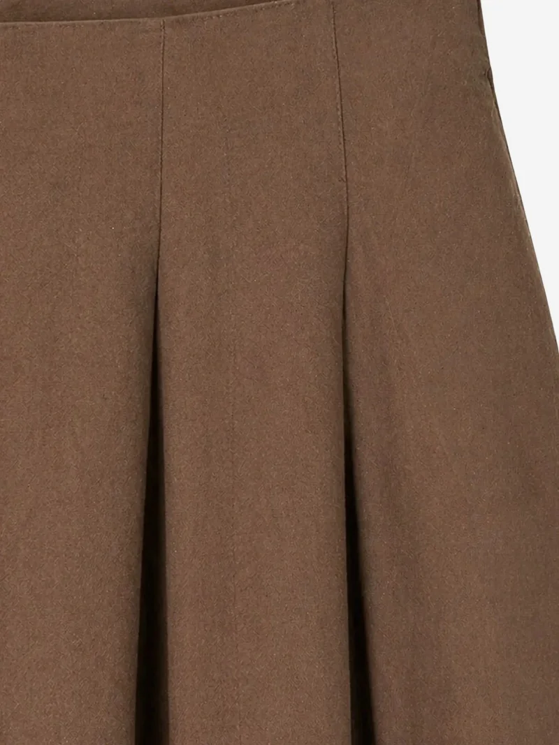 ميكسراي MIXRAY High Waist A-Line Midi Skirt