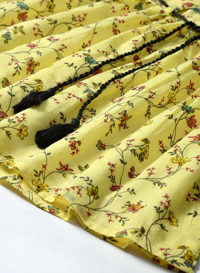 بيلا مودا فستان كروشيه بنقشة الزهور - Image 4