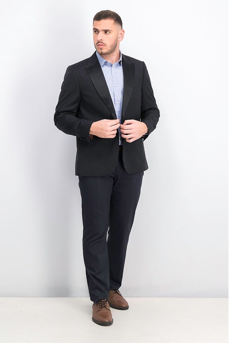 Paul Smith Men Tailored Fit Solid Casual Blazer, Black - Image 4