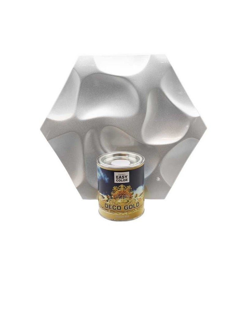 Coprabel Easy Color Deco Gold Silver 908 Water Base Paint - 250ml  - Image 3