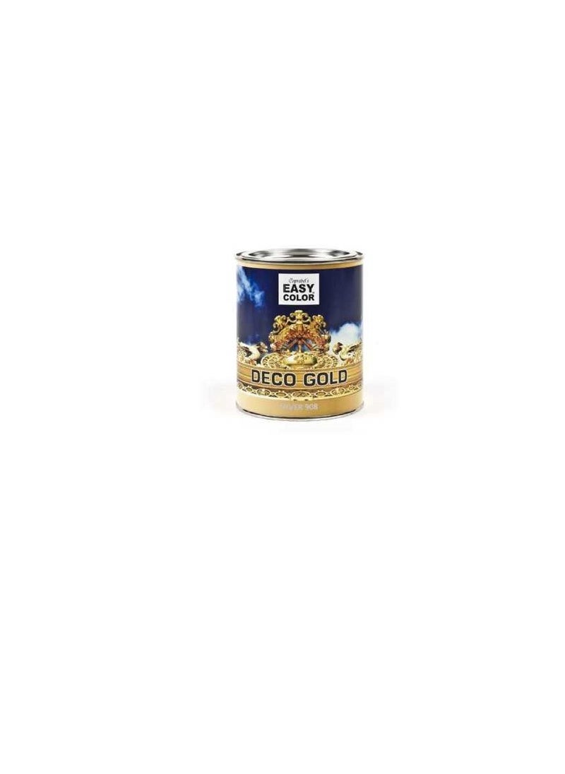 Coprabel Easy Color Deco Gold Silver 908 Water Base Paint - 250ml  - Image 1