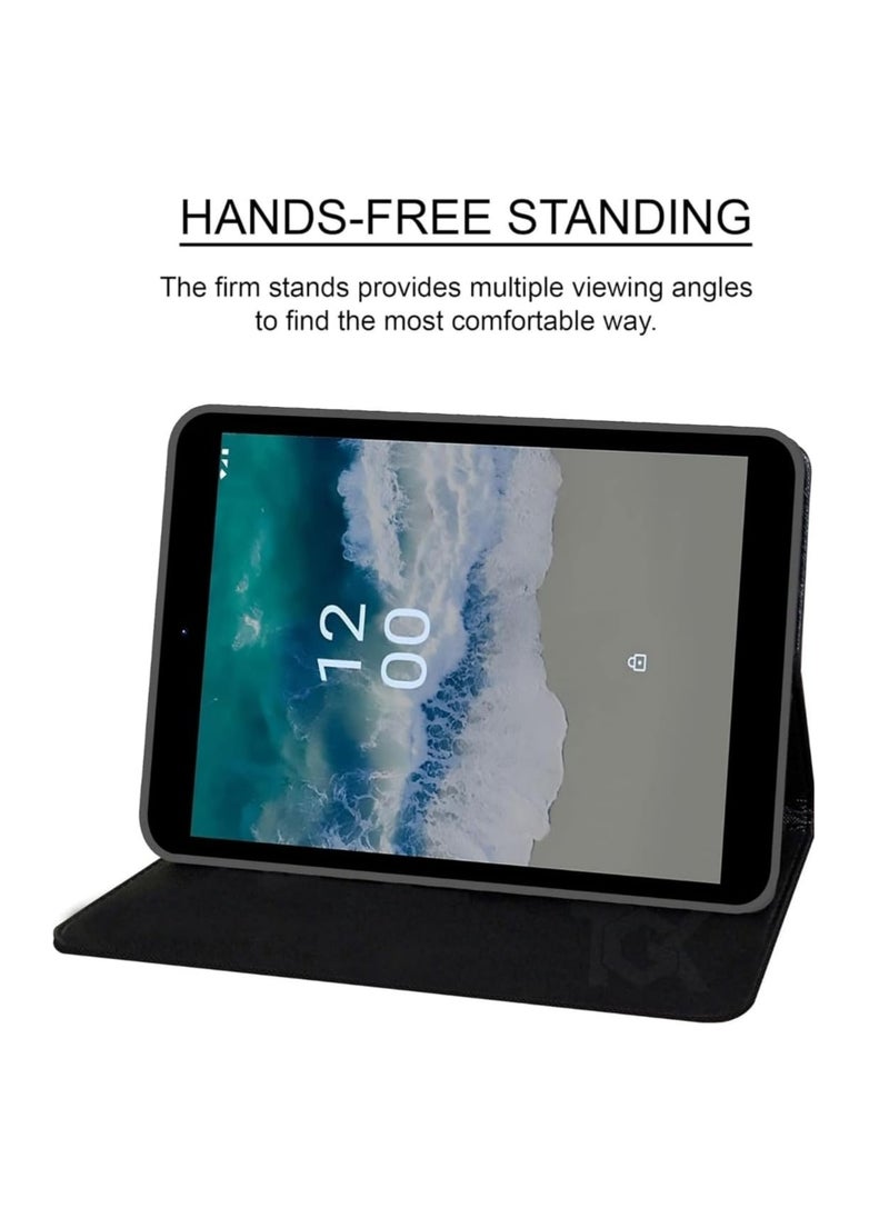 Generic - Leather Case For specifications Honor Pad X8A 11 inch Tablet Case Slim Stand Cover Frame TPU Shell Lightweight Case Smart Cover for specifications Tab Honor Pad X8A 11 inch Release (Black) - Image 1