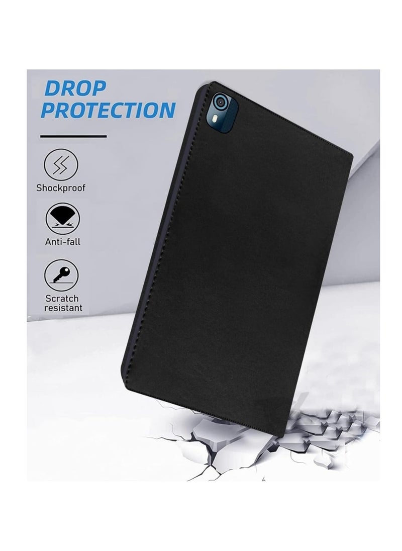 Generic - Leather Case For specifications Honor Pad X8A 11 inch Tablet Case Slim Stand Cover Frame TPU Shell Lightweight Case Smart Cover for specifications Tab Honor Pad X8A 11 inch Release (Black) - Image 1