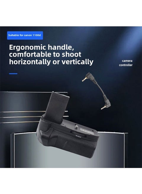Yuntianmeng 1100D Camera Handle For Canon 1300D 1100D T3 T5 T6 Battery Box-Color:Eos 1100d Handle With Remote Control