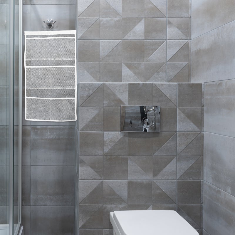 Shower Storage System with Washable Material and Portable Hooks for Dorms or Cruises - Image 5