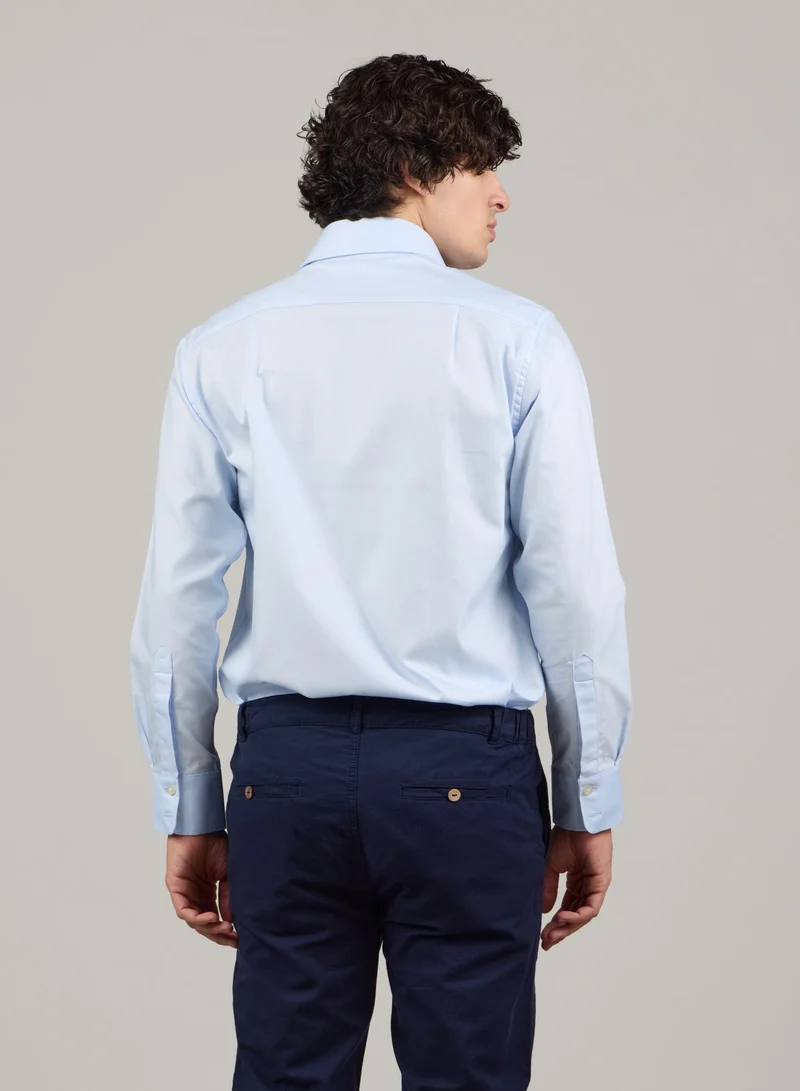 Just Nature Light Blue Classic Fit Formal Shirt for Men | Best Price UAE