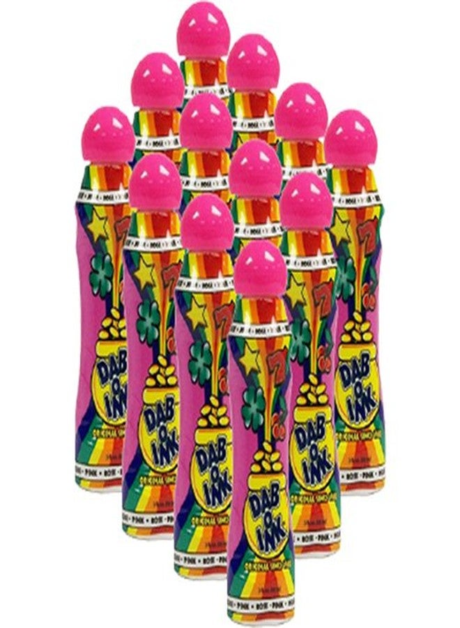 Dab-O-Ink One Dozen 3oz Pink Bingo Dauber - Image 1
