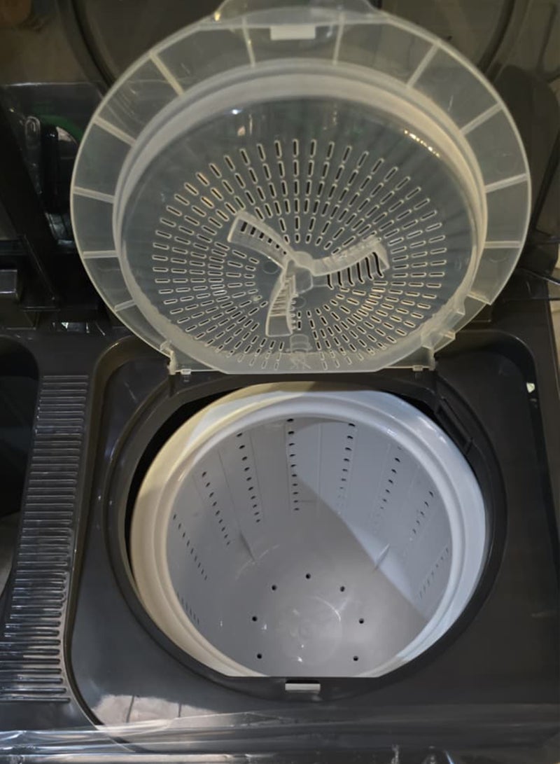 W.BOX Twin Tub Washing Machine - 10 kg - 348 kW - Black - WBTT13BLACK - Image 3