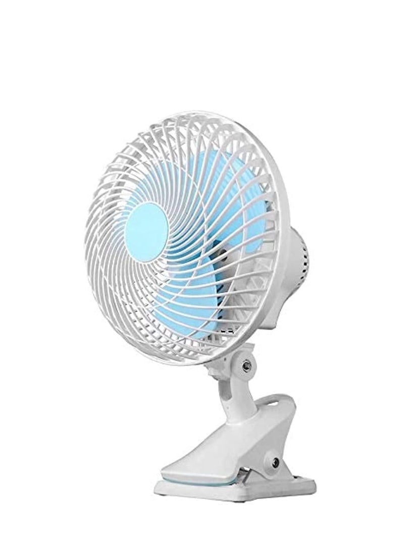 GENNEXT Mini table Fan White/ Blue - Image 1