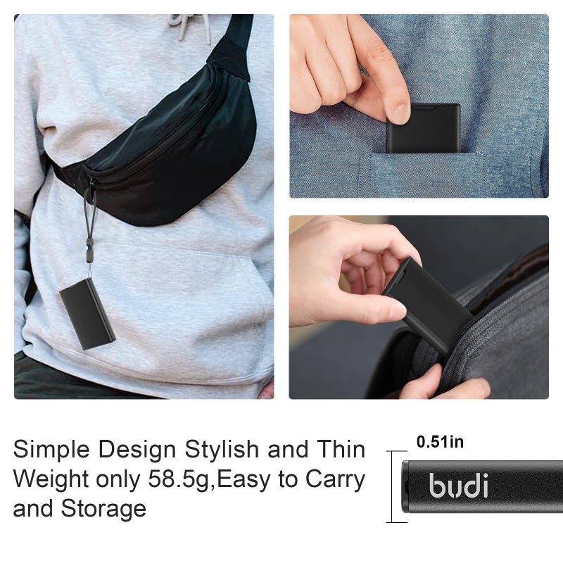 BUDI Pop-up Design 30 Slots Memory Card Case Crush & Shockproof Wallet for 27 Micro SD SDXC SDHC TF Cards and 6 Cards/Micro SDHC/Micro Holder Organizer,Case Storage - Image 4