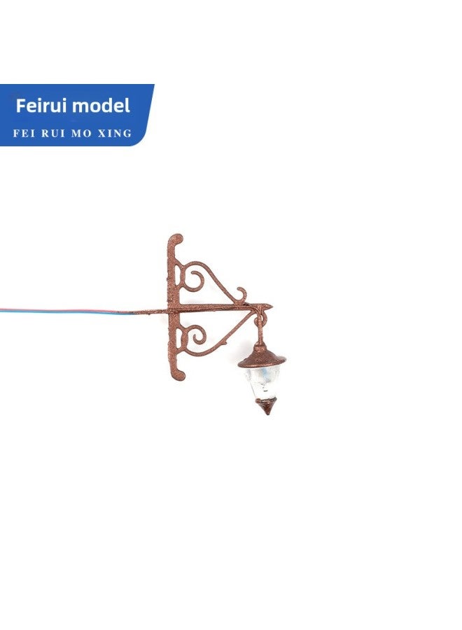 Moss Micro Landscape Decoration Lamp Building Sand Table Model Wall Lamp Material With Lamp Model Wall Lamp-Color:Bronze 1/87  - Image 1