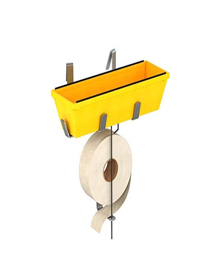 Bon Pan & Tape Holder - Lightweight Aluminum Belt Hook for 12 in. Mud Pan and Tape Rolls, Designed for Convenient Drywall Finishing Access - Image 3
