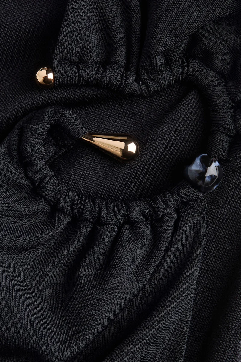 H&m Draped one-shoulder top