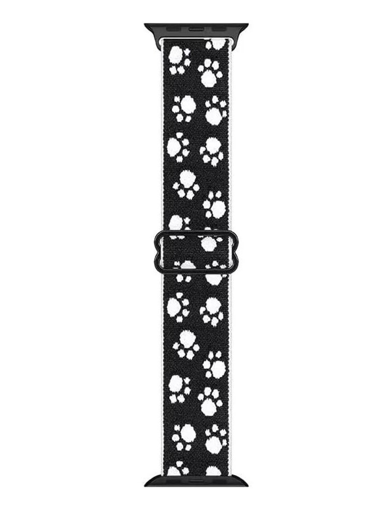 Generic - Nylon Solo Loop Stretchy Straps For Apple Watch Band 49mm 45mm 44mm 42mm, Elastic Wristbands Strap for iwatch Ultra/Ultra 2 Series 9 8 7 6 5 4 3 2 1 SE 2 SE - Image 1