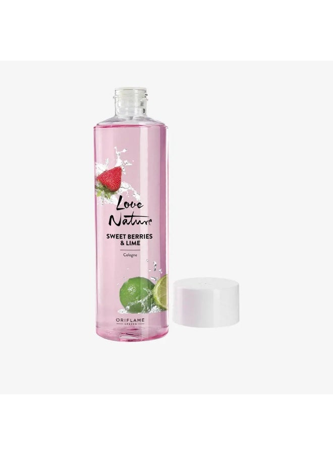 Oriflame Love Nature Sweet Berries & Lime Cologne 400ML - Image 2