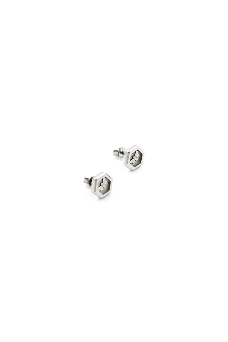 OLIVIA BURTON Women 1 Pair Butterfly Stud Earrings, Silver  - Image 1