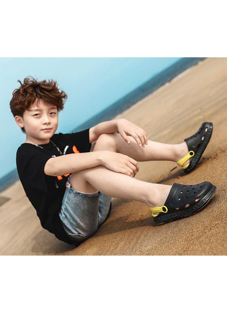 NIBEMINENT Kids Summer  Boys Girls Sandals Flat Heel Parent-child Beach No-Slip Slippers Children Garden Shoes  - Image 3