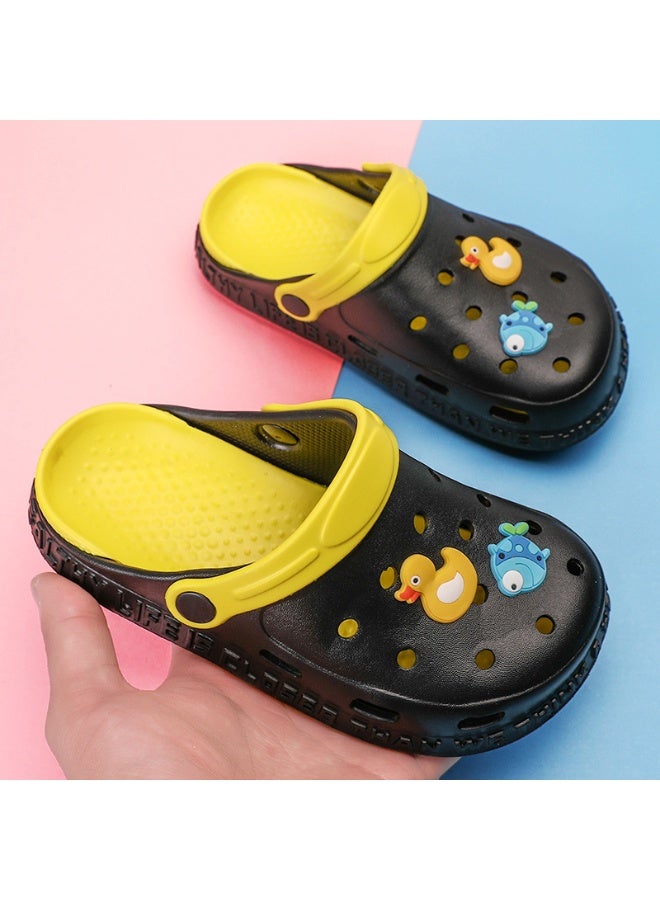 NIBEMINENT Kids Summer  Boys Girls Sandals Flat Heel Parent-child Beach No-Slip Slippers Children Garden Shoes  - Image 1